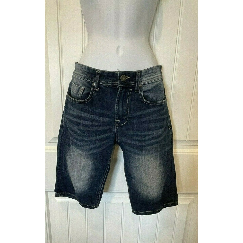 Buffalo David Britton Women's Size 30 Distressed Blue Denim Jean Shorts